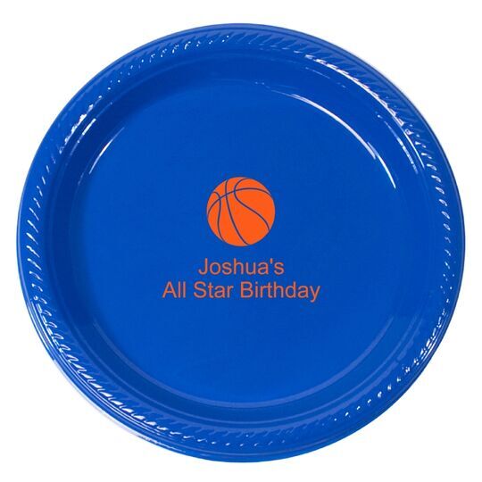 Basketball Plastic Plates